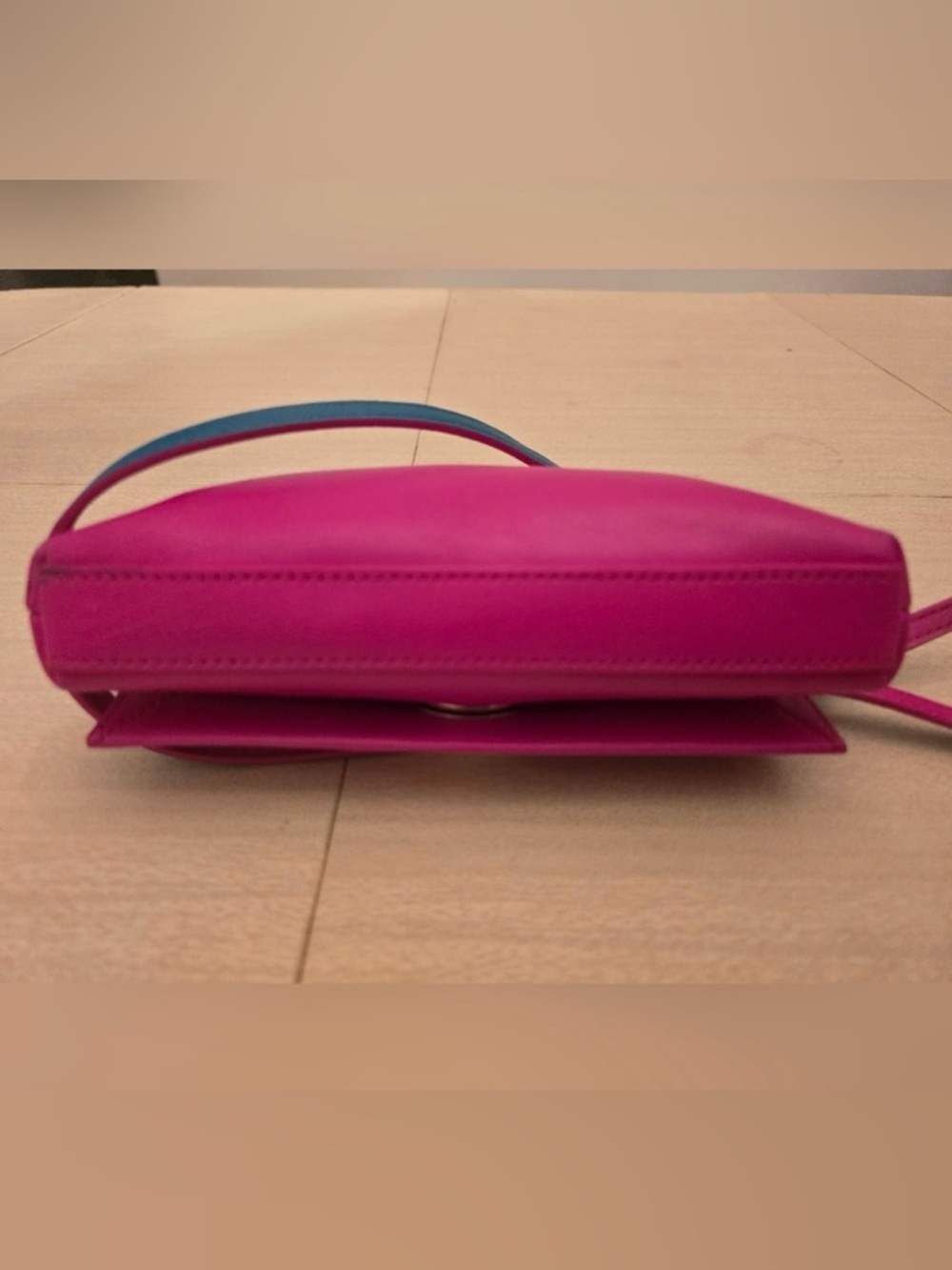 Kate Spade Newbury Lane Sally Twist Lock Stroybook Crossbody Pink Leather EUC - Picture 4 of 12
